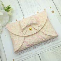 Image 2 of Choose Your Colour Glitter Lace Coin Purse 