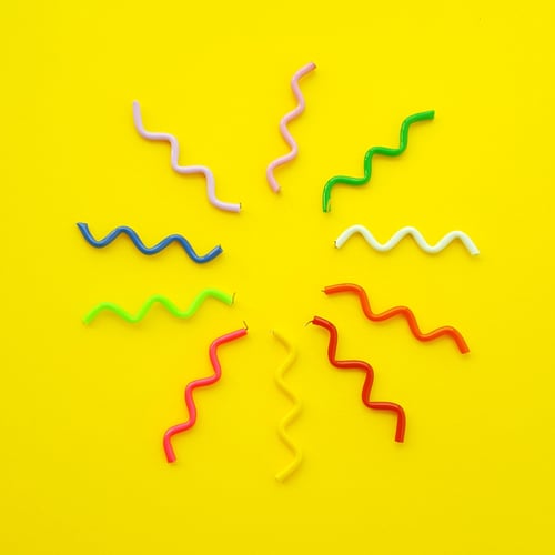 Image of Wiggle studs - rainbow solids