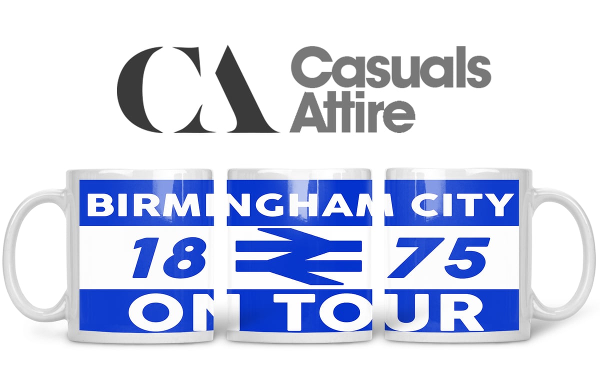Birmingham City, Football fan, casuals, ultras, fully printed mug.