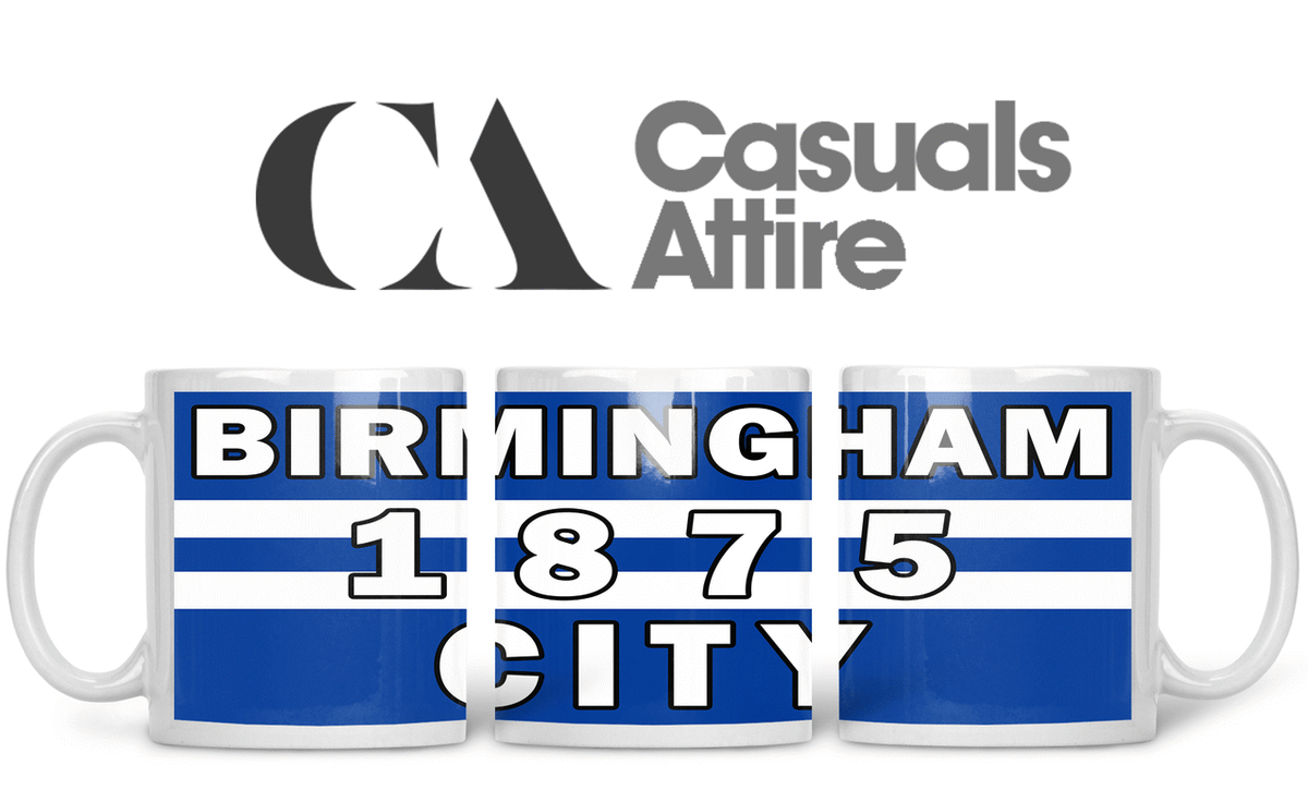Birmingham City, Football fan, casuals, ultras, fully printed mug.