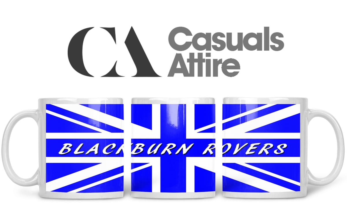 Blackburn Rovers, Football Fans, Casuals, Ultras, Fully Wrapped Mug.