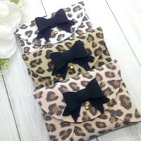 Image 1 of Choose Your Colour Leopard Print Faux Suede