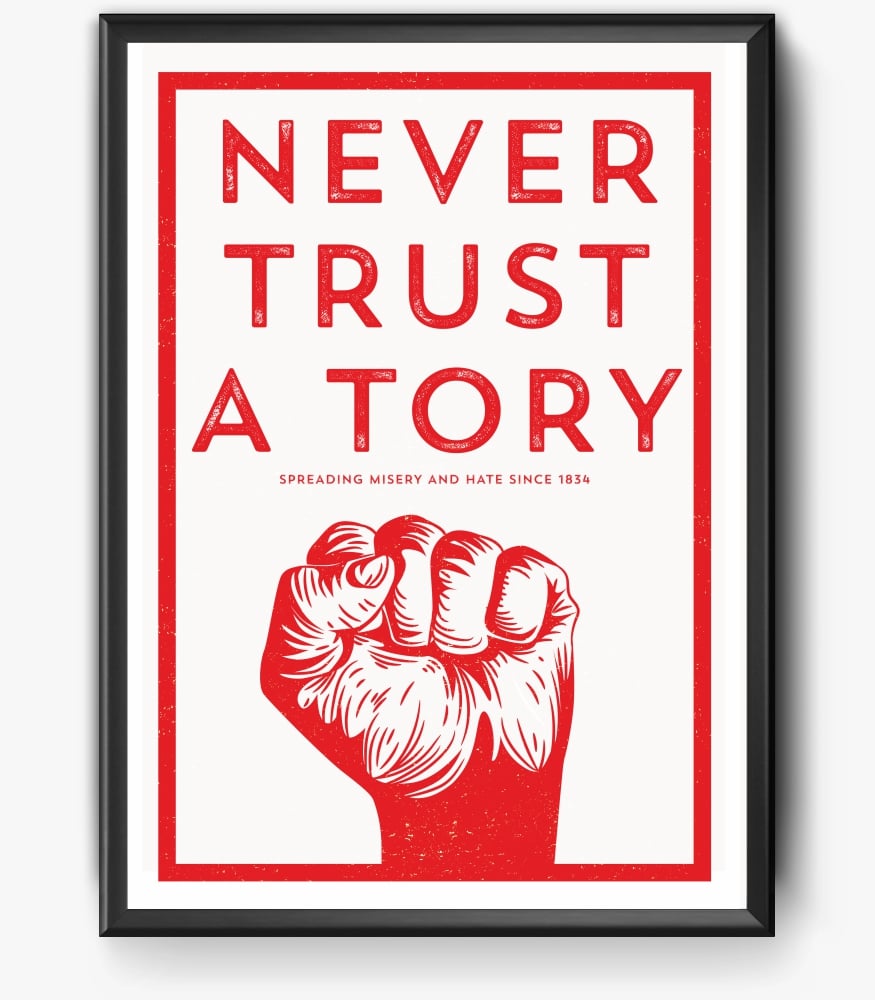 Image of Never Trust A Tory