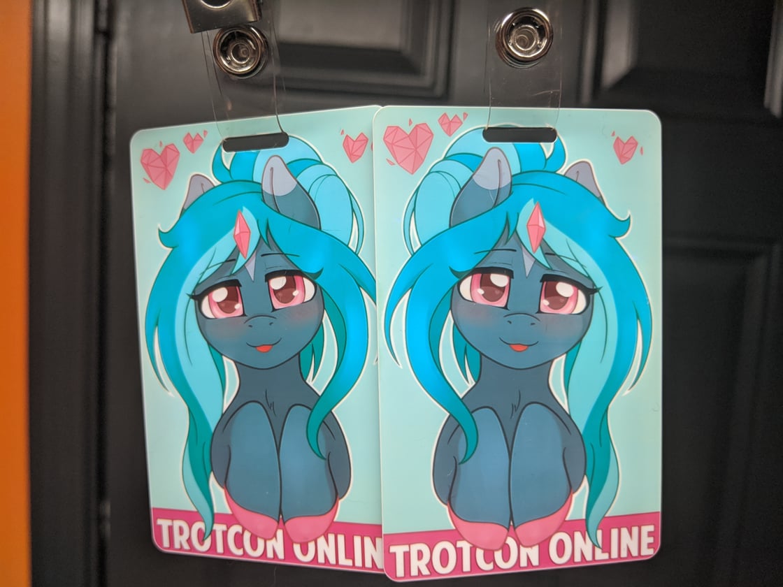 Image of TROTCON ONLINE EXCLUSIVE double-sided Proxy Server Badge