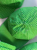 Polka dots in green 