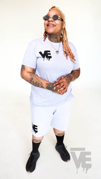 Image 1 of Men’s Grey VE Logo Short Set