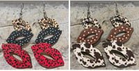 Image 1 of Lip Trio Earrings 