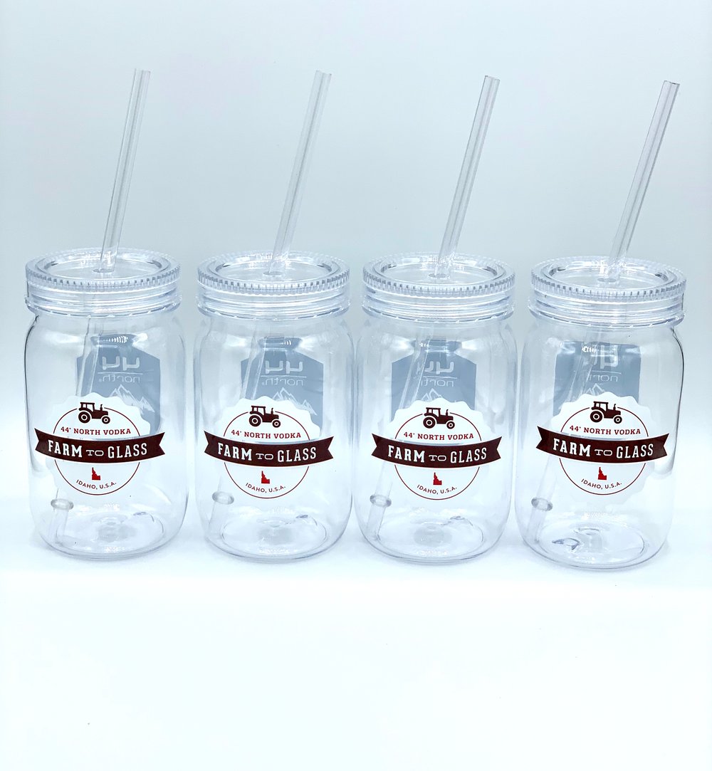 44° North Vodka Shield Tumblers-Set of 4