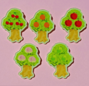Fruit Trees Acrylic Pins