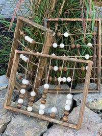 Image 1 of Handmade wooden oldschool abacus 