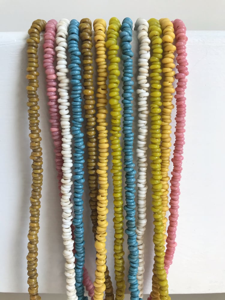 Image of Vintage Glass Seed Bead Necklace - 6 Colors Available