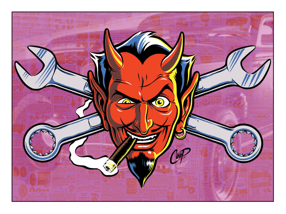 Image of WRENCH DEVIL Silkscreen Print