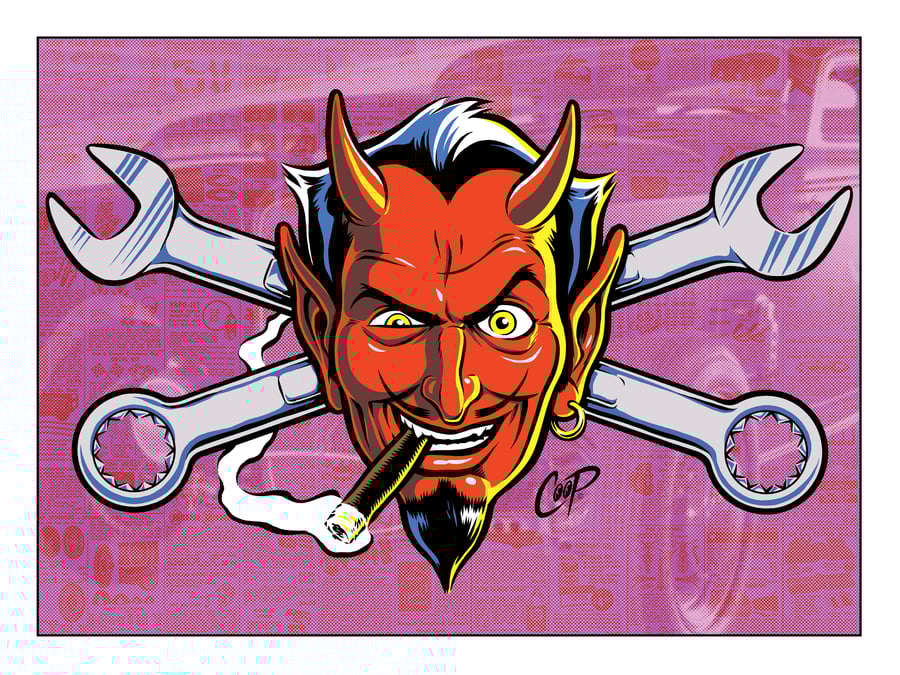 Image of WRENCH DEVIL Silkscreen Print