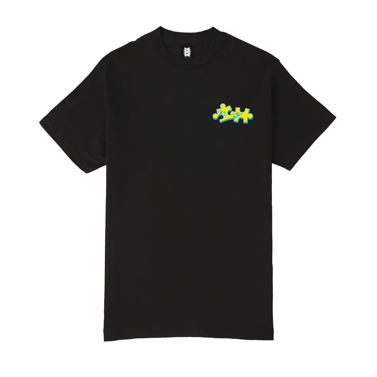 PUZZLE TEE BLACK Image 2