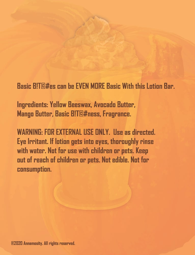 Image of Basic B!T©# Cake - Lotion Bar