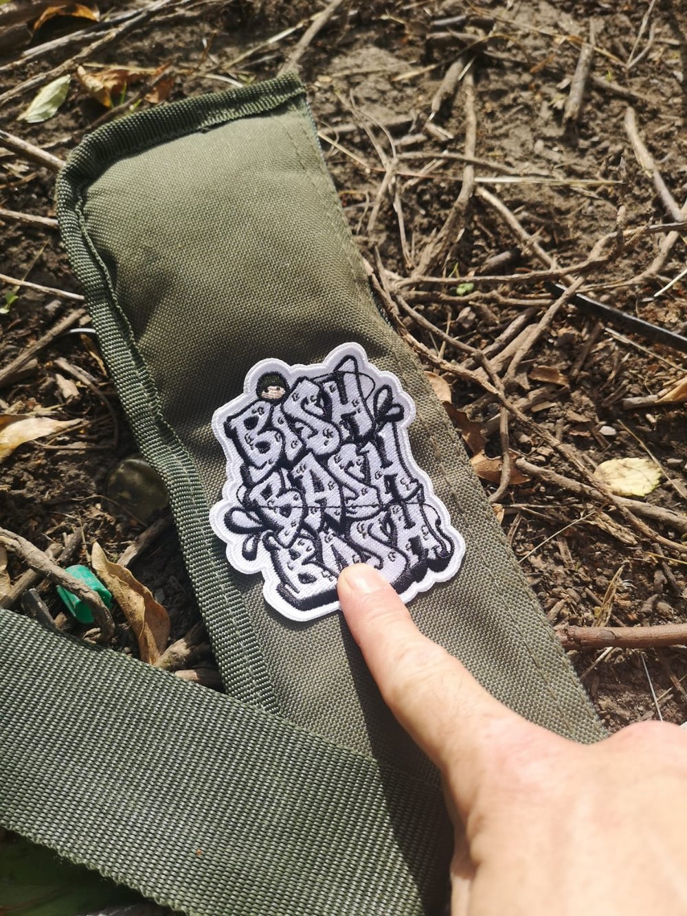 Iron On Bish Bash Bosh Graffiti Patch