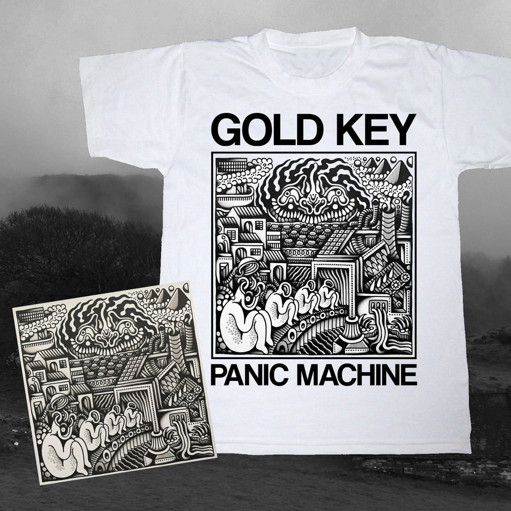 Image of Gold Key Panic Machine T-Shirt Bundle