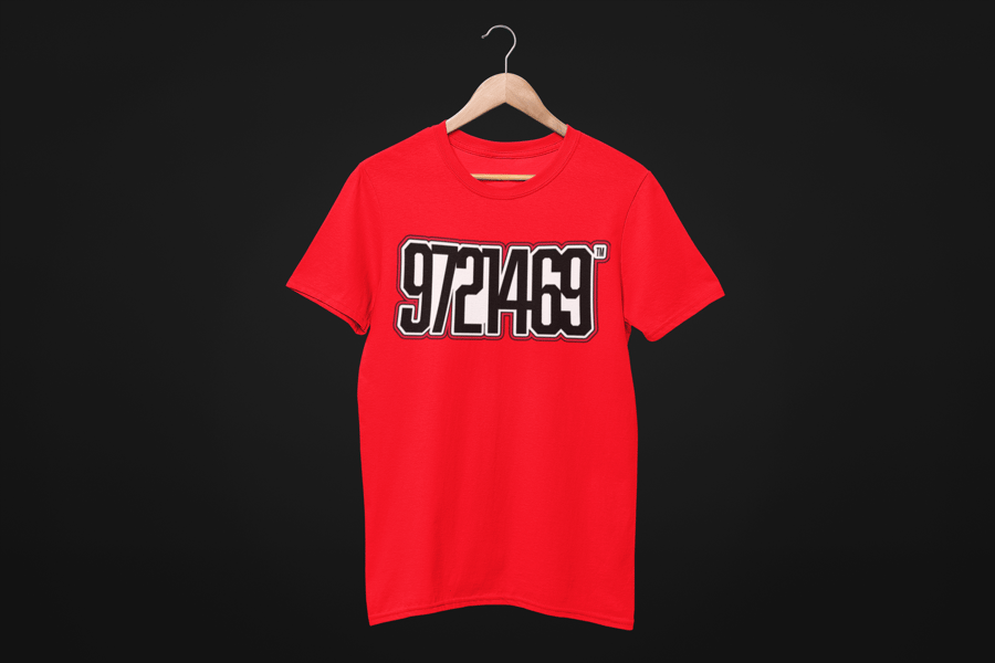 Image of BRED TRIO - Red Tee - 9721469™  (Patent Leather Black/Red/White)