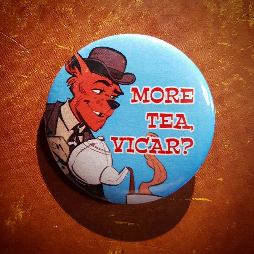 Image of COLLECTORS' ITEM - BOOGA POSTER MAGAZINE SPECIAL (with PRINT, POSTCARD & MORE TEA VICAR badge!)
