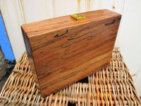 Image 2 of Handmade spalted walnut float box