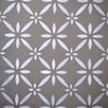 Clementina Floor Stencil for floors, walls, furniture and fabric. Moroccan stencil.