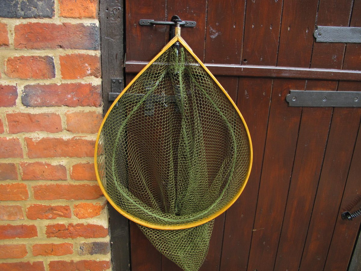 Image of Steam bent ash framed landing net
