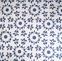 Image 2 of Esmeralda Floor Stencil for floors, walls, furniture and fabric. Repeating pattern stencil.