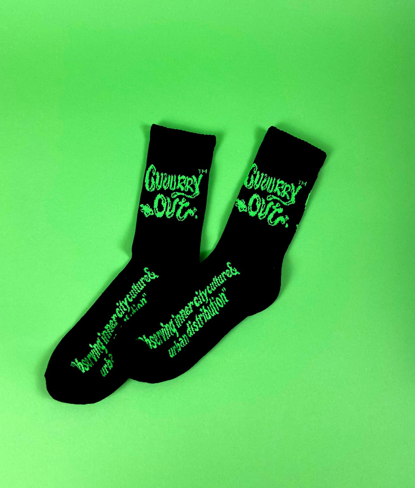 neon green sport socks