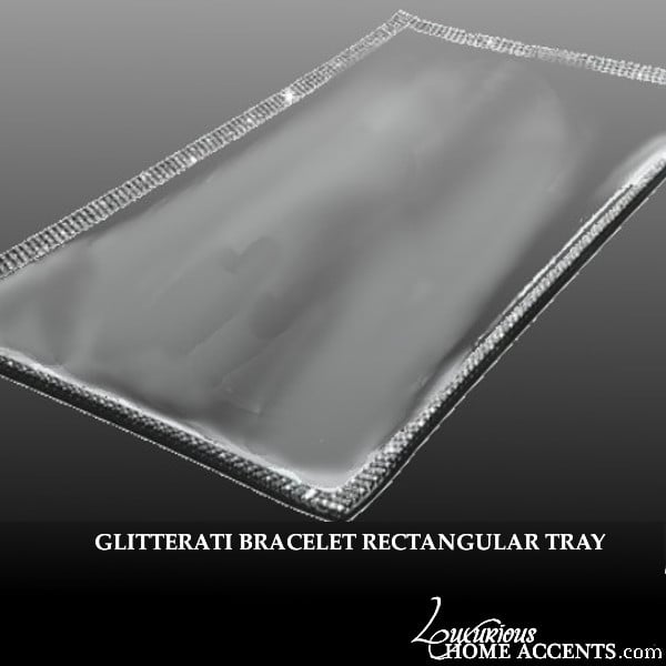 Image of Sparkling Crystal Bracelet Rectangle Tray