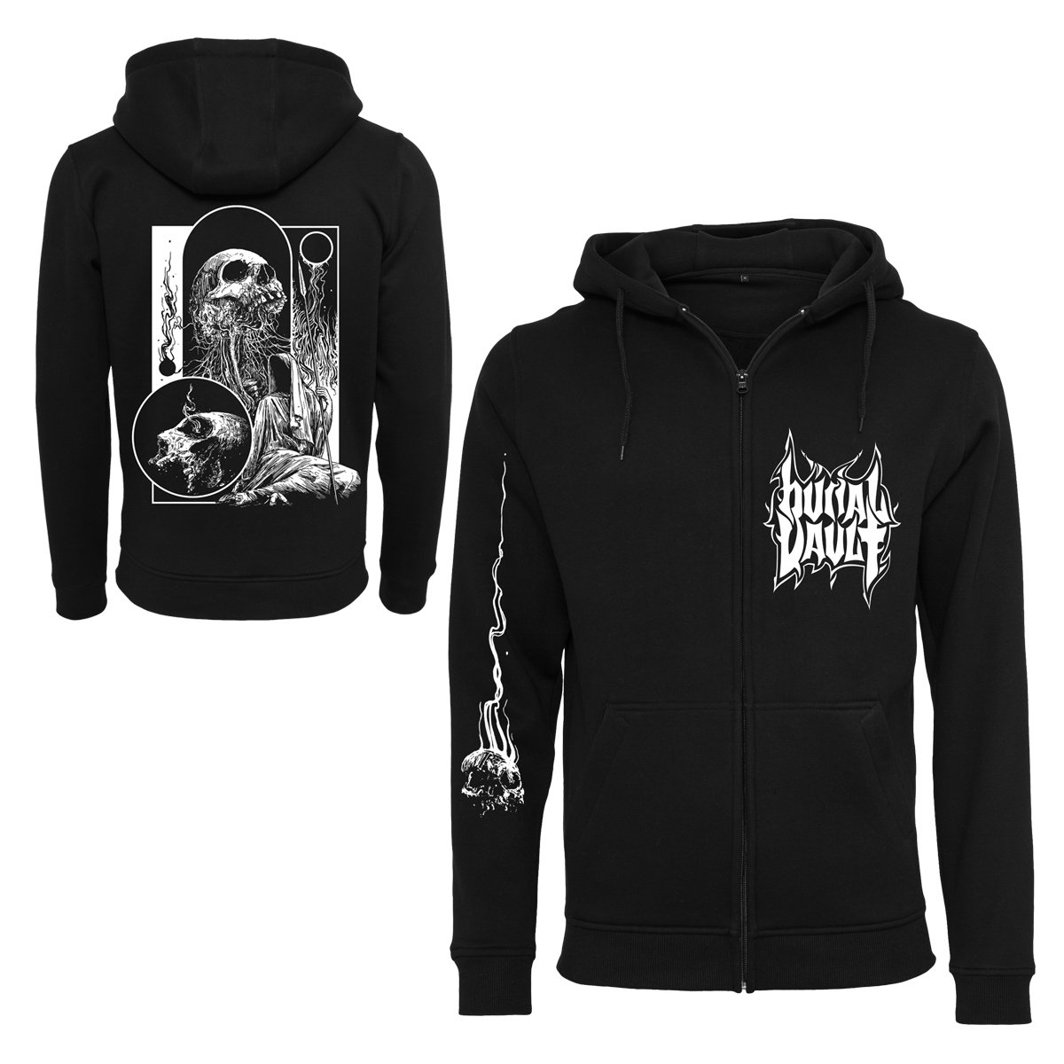 "Left Unburied" Zip-Hoodie