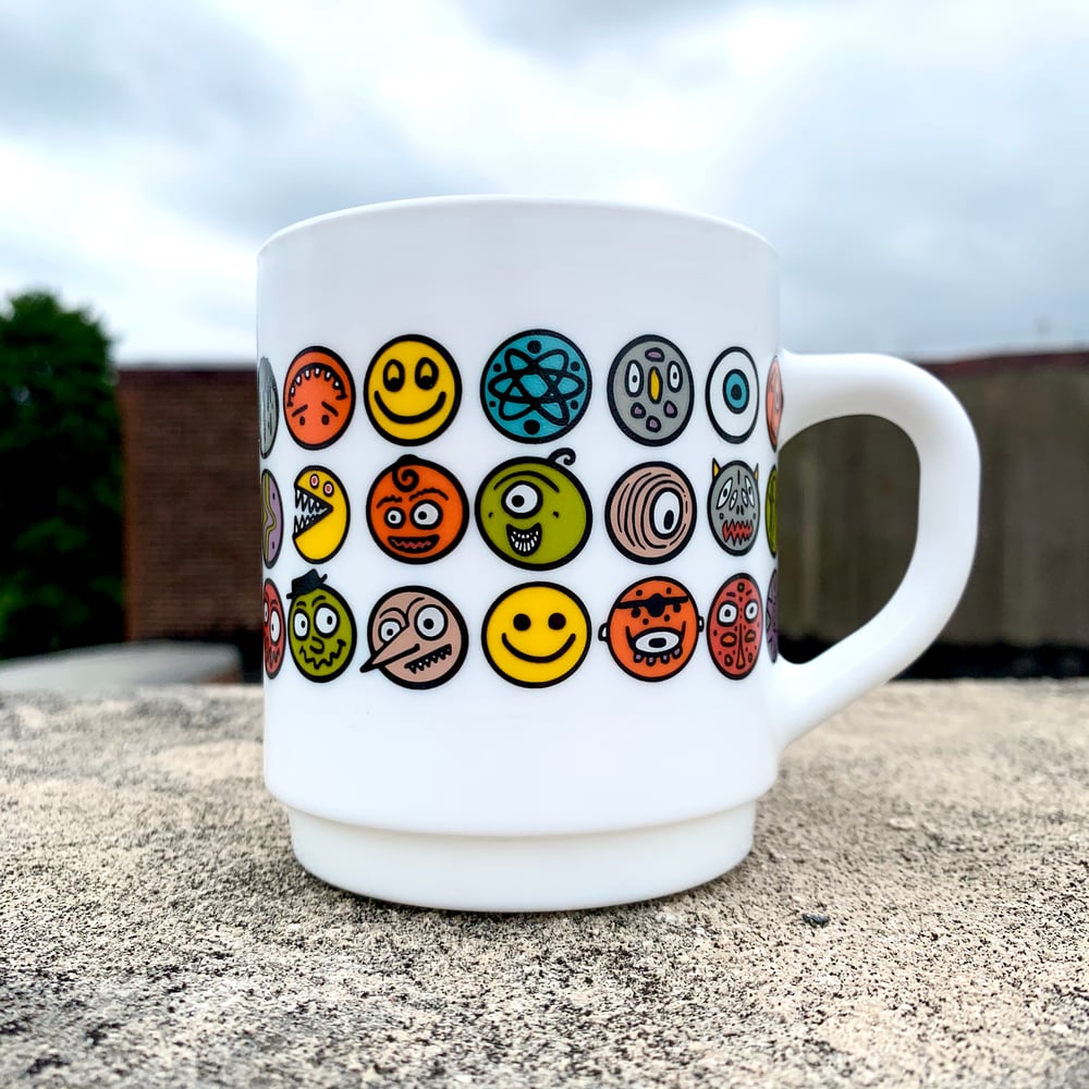 Image of Happy Face Glass Mug