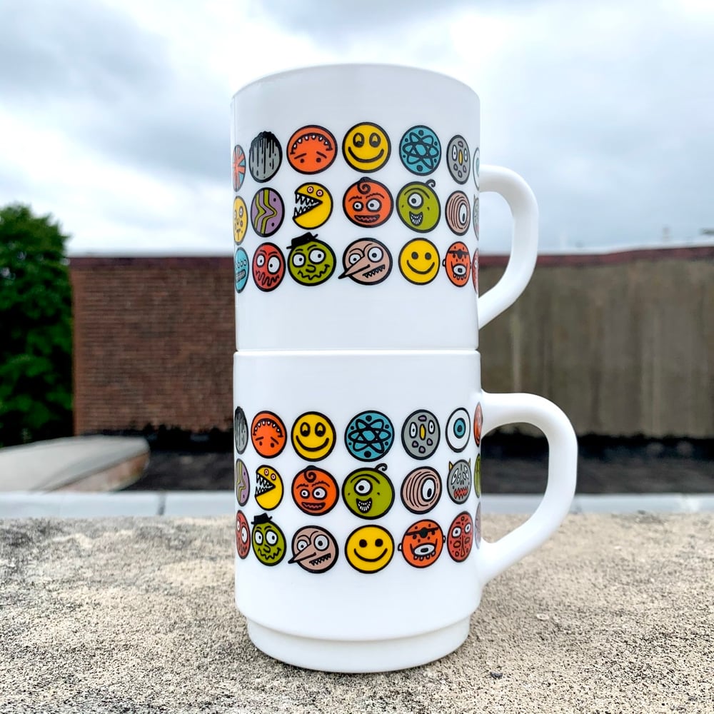 Image of Happy Face Glass Mug