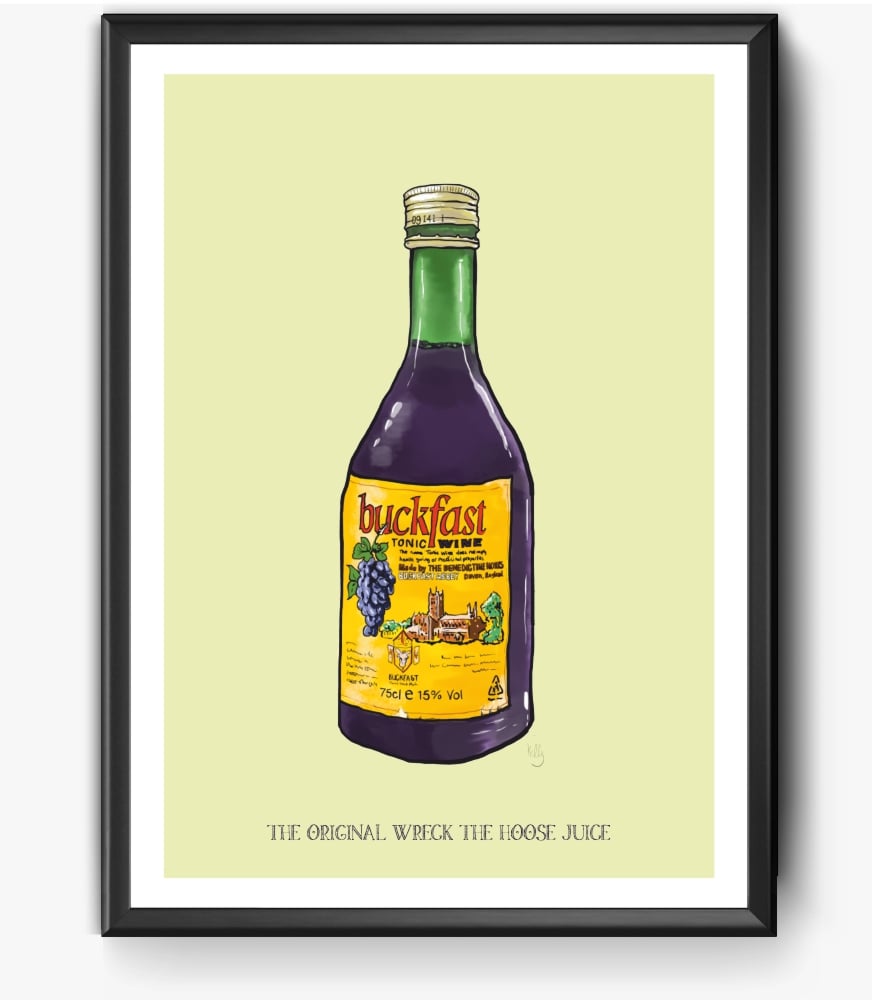 Image of Buckfast 'Bucky' Print