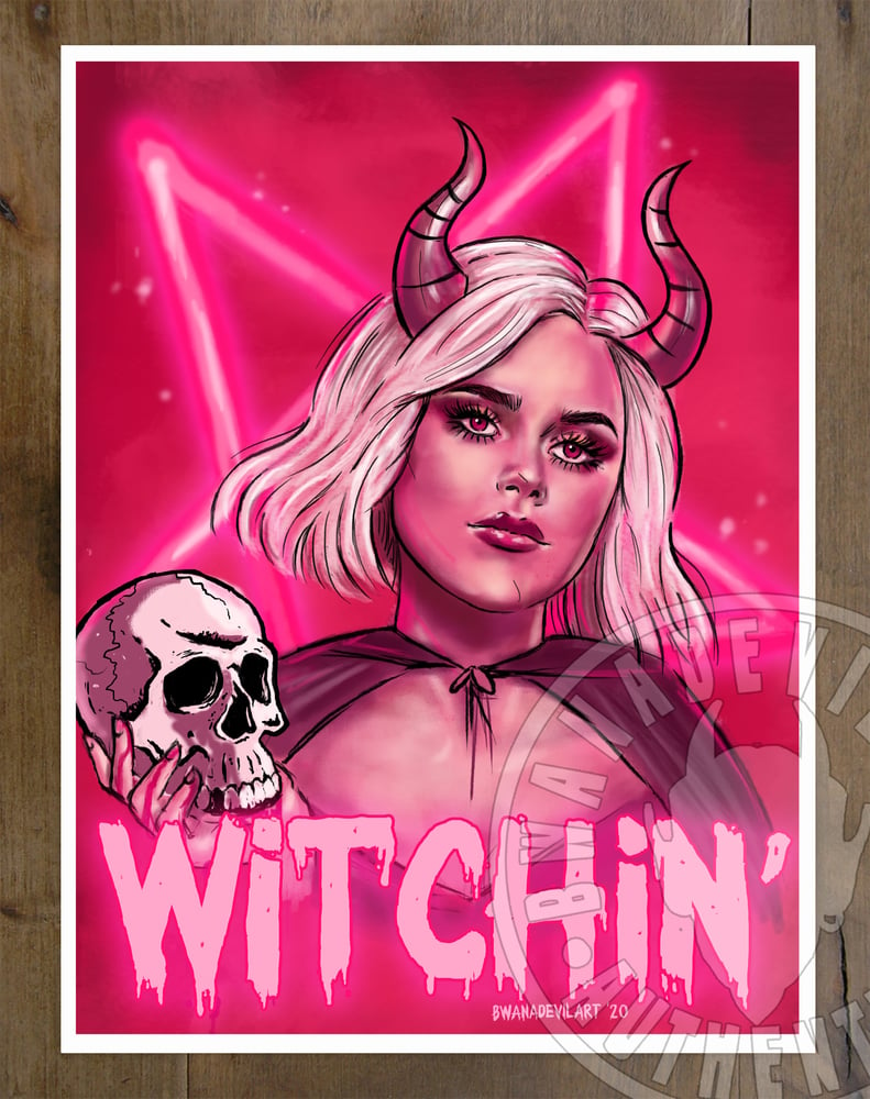 Image of Witchin' (The Chilling Adventures of Sabrina) Art print 9x12 in.