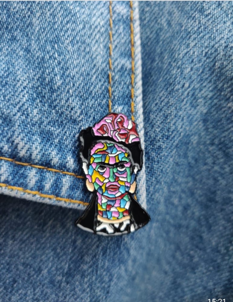 Image of Frida Kahlo Soft Enamel Pin Badge 