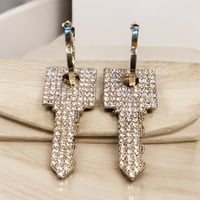 Image 1 of Dazzle Me Keys Earrings 