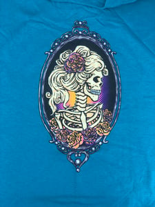 Image of Purple or Teal Shirt - Skeleton Cameo
