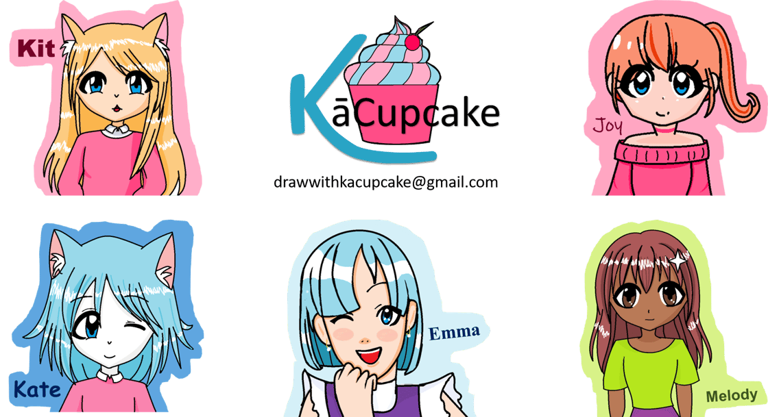 Image of Anime Stickers from Draw With KaCupake