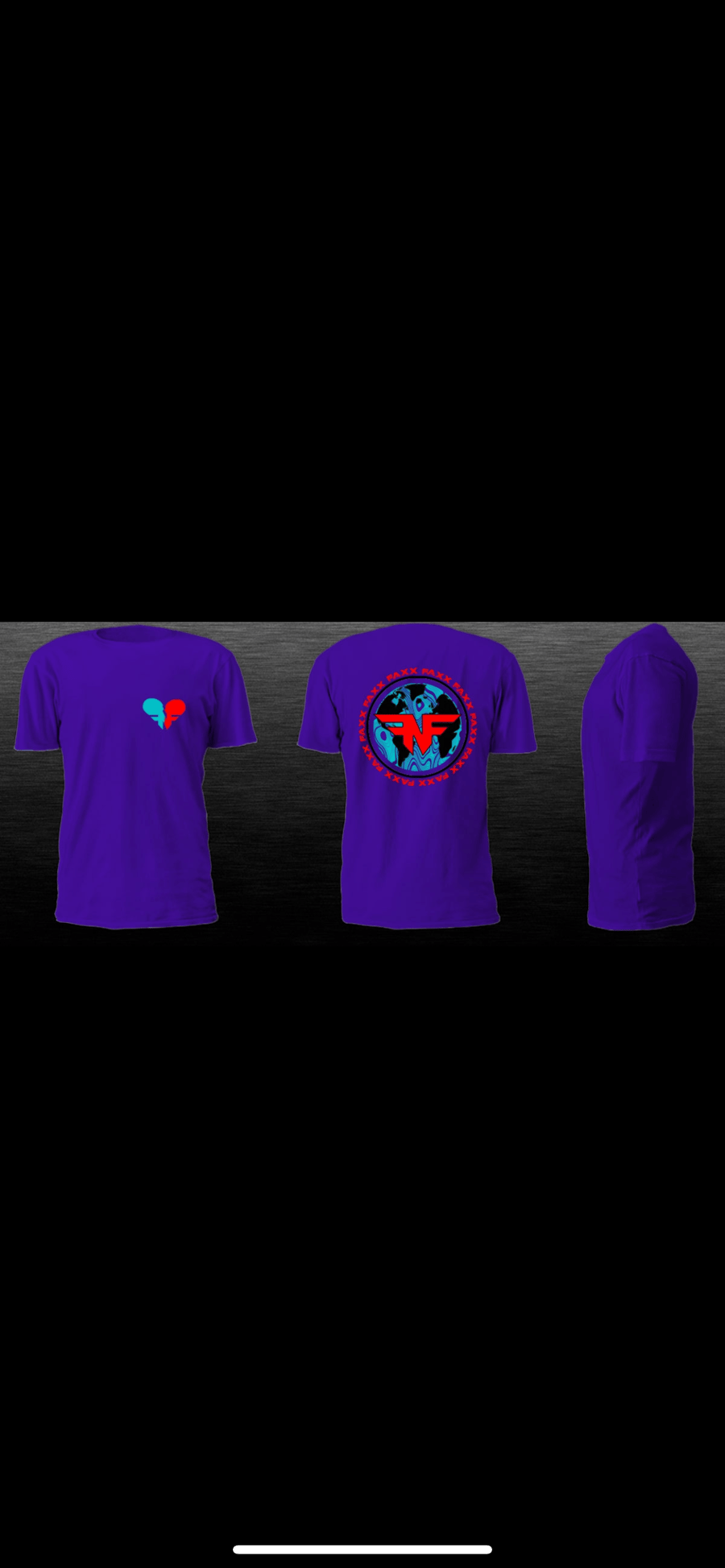 Image of Infused grape global tee