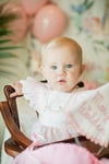 Custom Legacy Birthday Pinafore Dress or Bubble