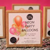 Neon Confetti Balloon Bundle - Party Balloons for Birthday, Shower, Party, Influencer, Baddie