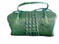 Image 3 of Green Crocodile Luggage Bag