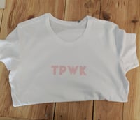 Harry Styles TPWK shirt in White & Pink