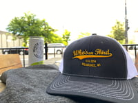 Image 3 of Who's on Third Black & White Snap back 
