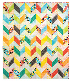 Charming Chevrons Paper Quilt Pattern by Christa Watson (CQ129)