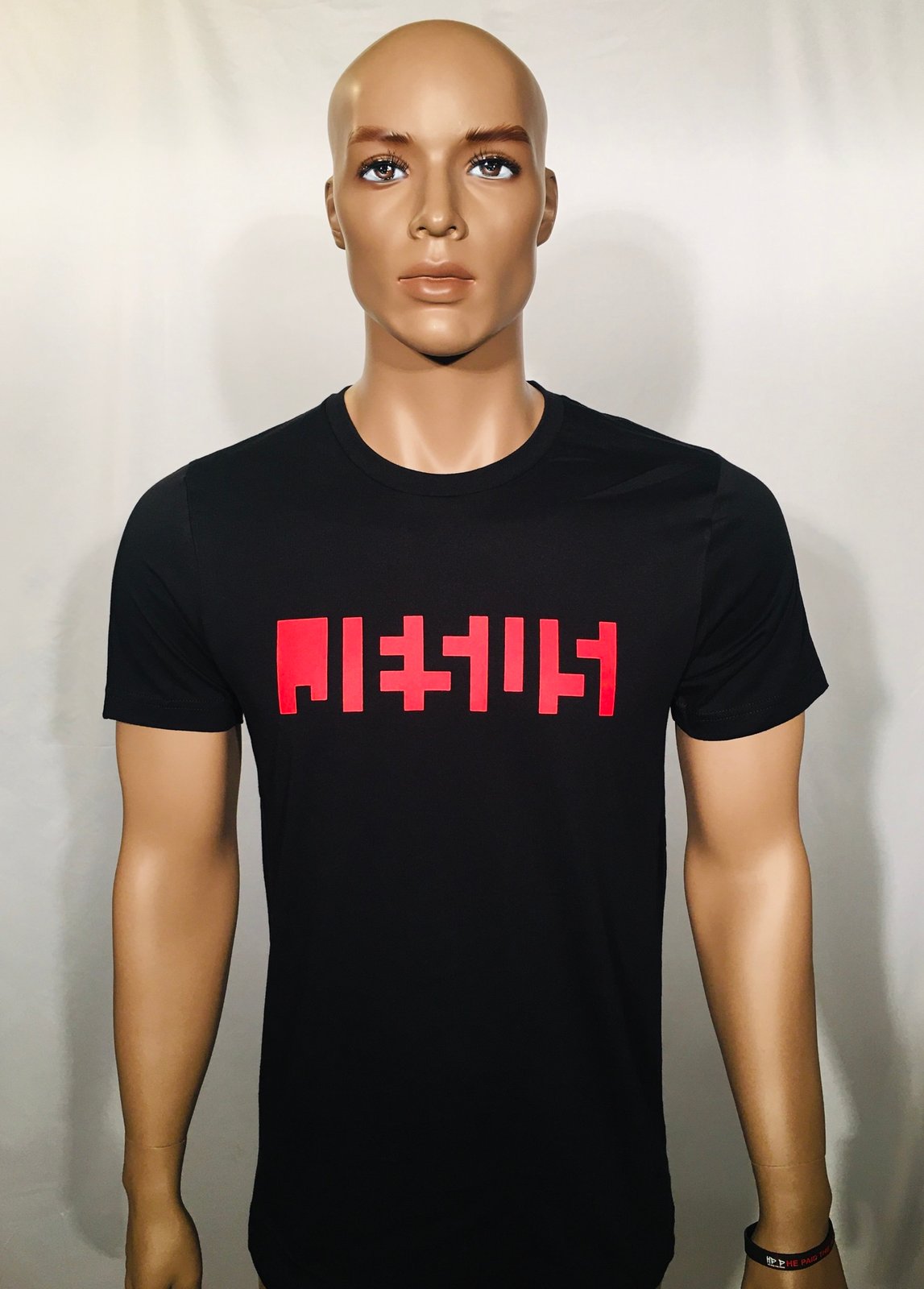 BLACK JESUS T-SHIRT RED (Unisex 