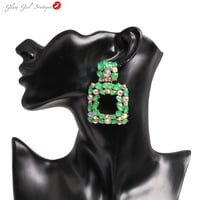 Image 1 of "Square Bizz" Green Glam GGB-25