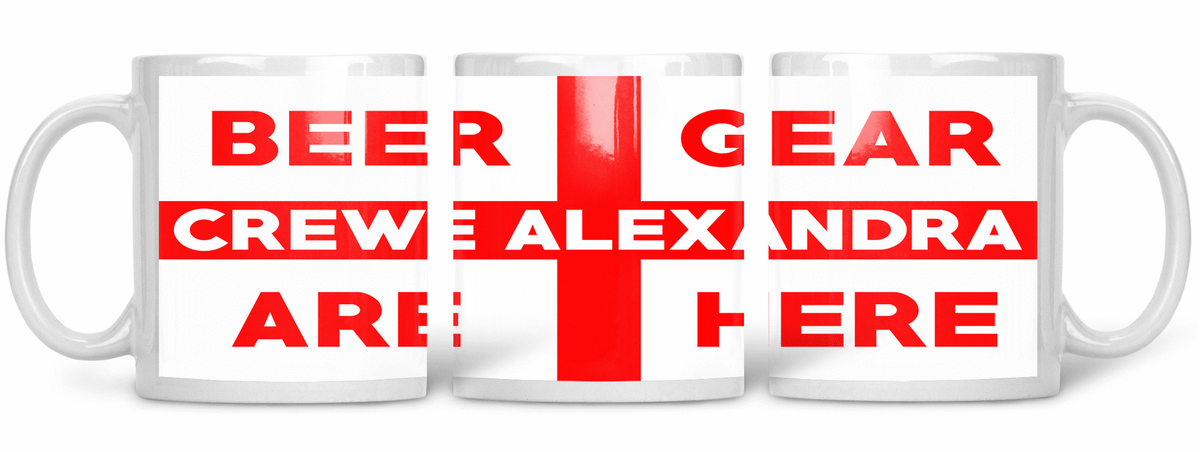 Crewe, Football, Casuals, Ultras, Fully Wrapped Mug. Unofficial.