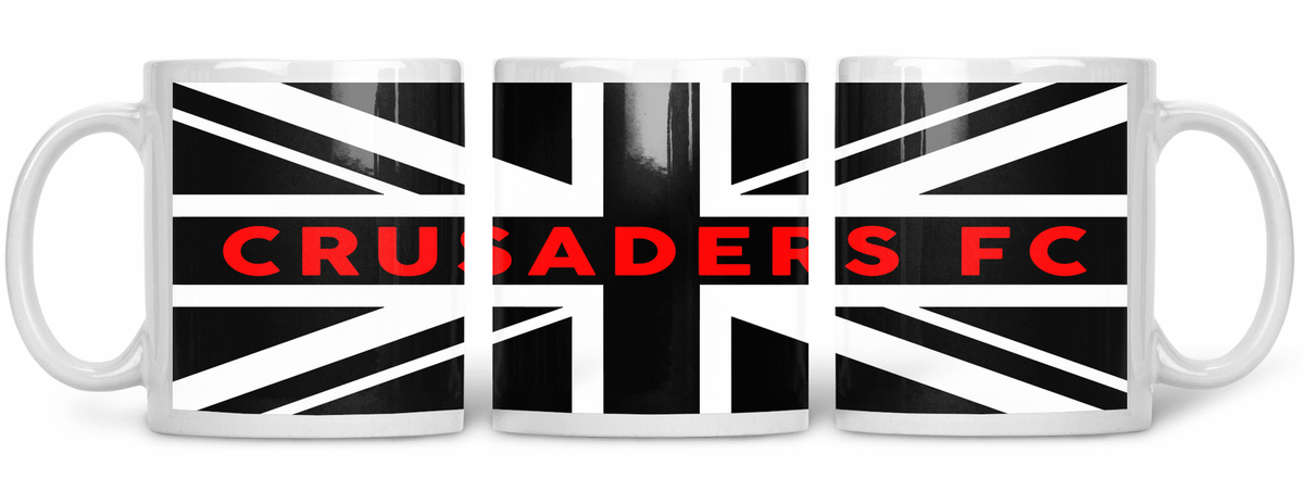 Crusaders, Football, Casuals, Ultras, Fully Wrapped Mug. Unofficial.