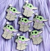 Baby Yoda Army Enamel Pin 